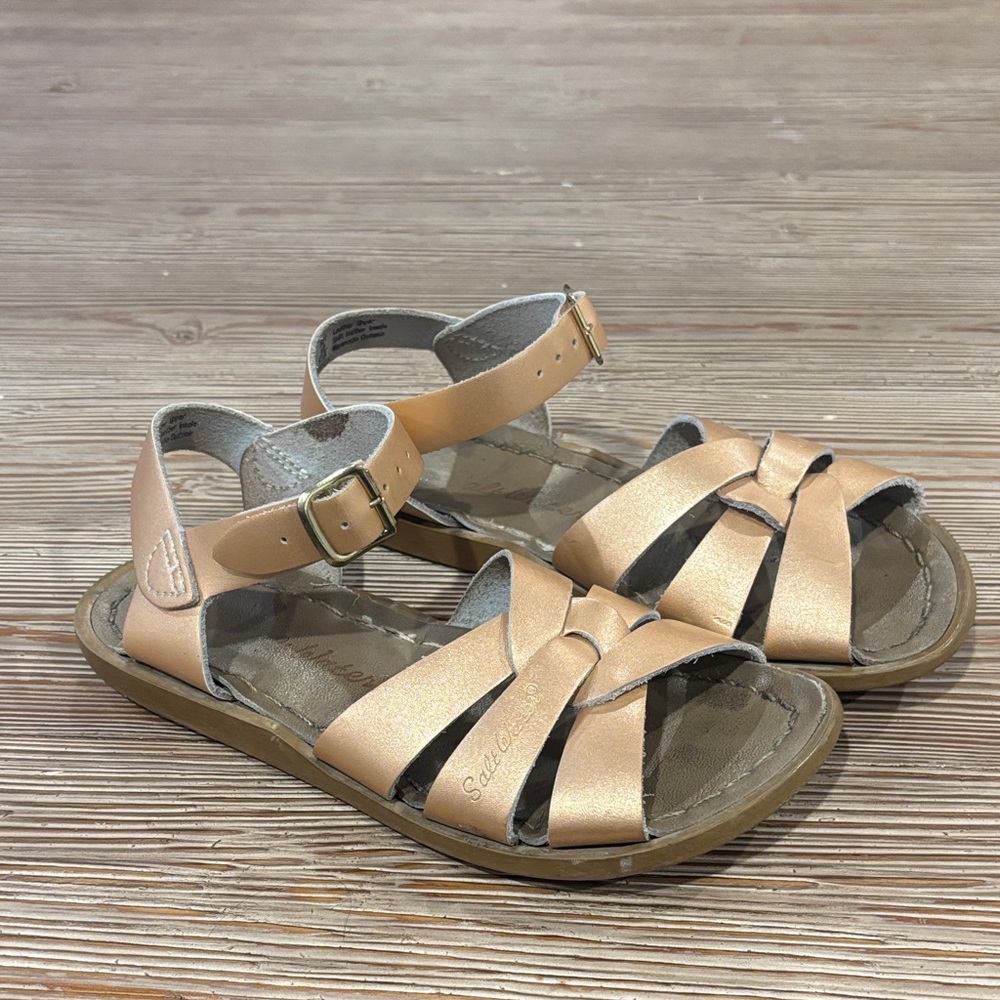 Salt Water Sandals by Hoy - pink Gold Kids Sandals